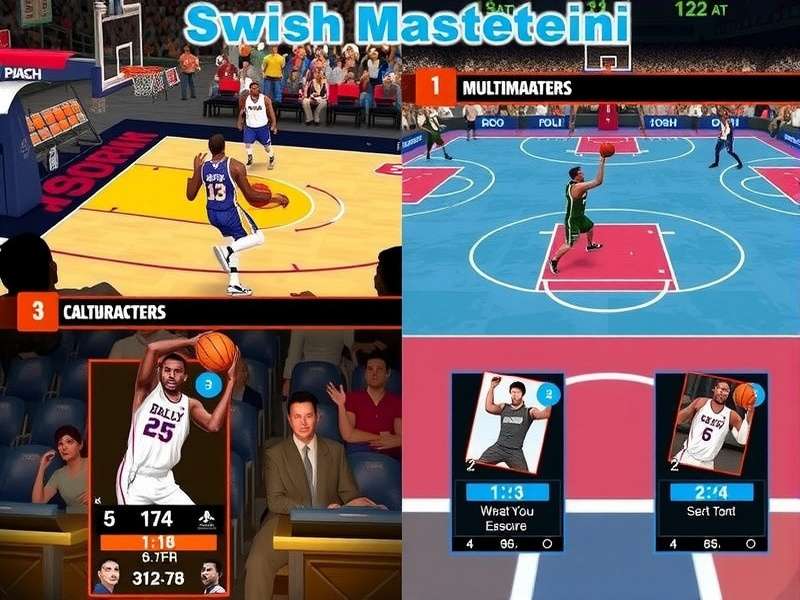 Swish Masters IN character customization screen showing various options