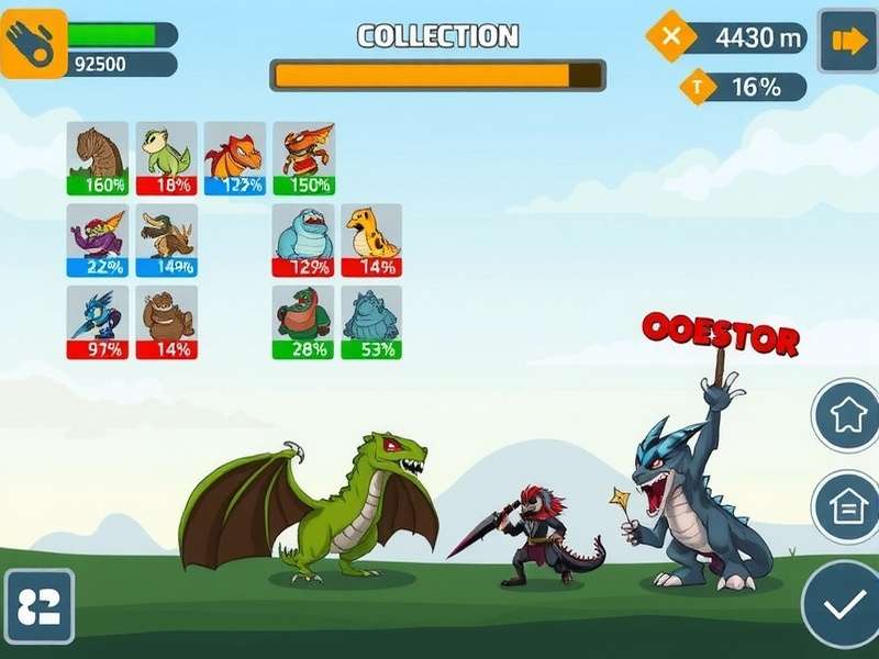 Collection of different monsters from Ganges Monster Controller game