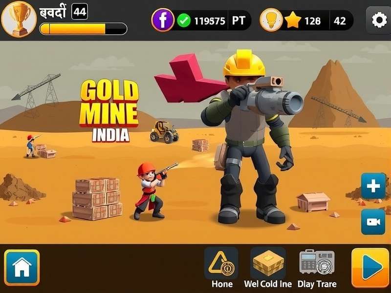 Gold Mine India Gameplay Screenshot