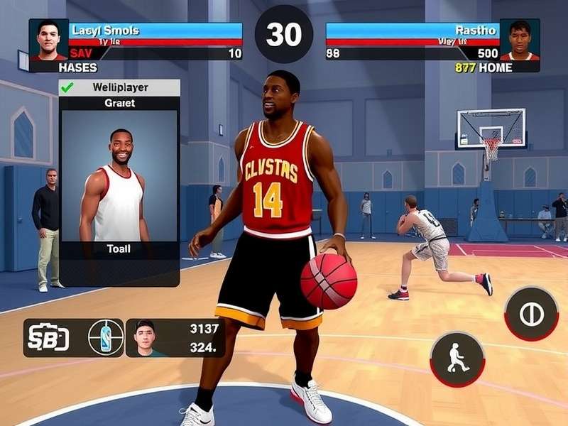 Swish Masters IN multiplayer match showing real-time competition
