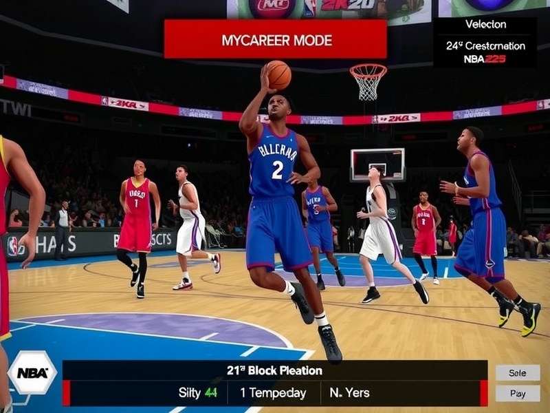 NBA 2K25 Block Heroes Gameplay Screenshot