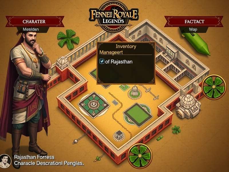 Fennel Royale Legends Reborn inventory management interface
