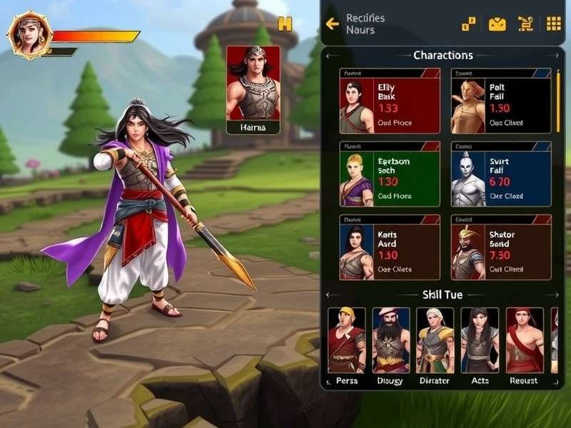 Karna S Valor Odyssey gameplay screenshot showing combat and characters