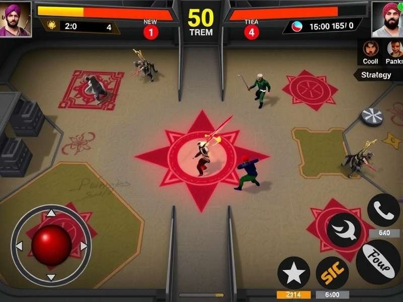 Punjab Power Smashers gameplay screenshot showing character selection