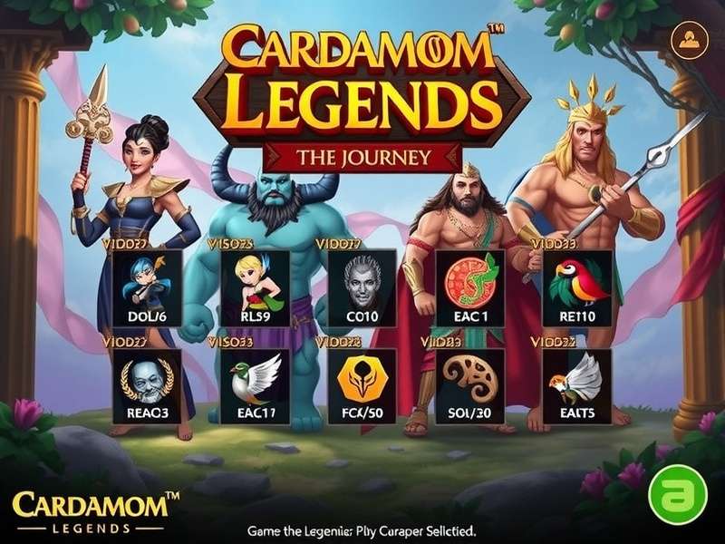 Cardamom Legends The Journey gameplay screenshot showing mythological characters