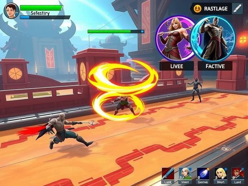 Torrent Titans character selection screen showing diverse roster