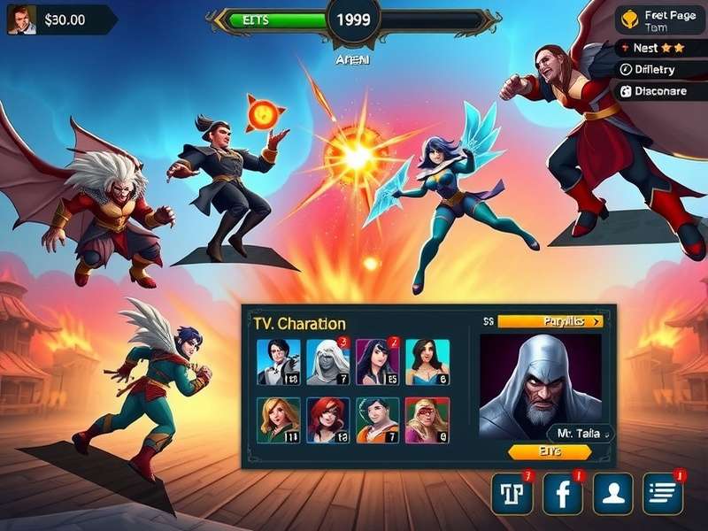Torrent Titans battle arena with dynamic elements
