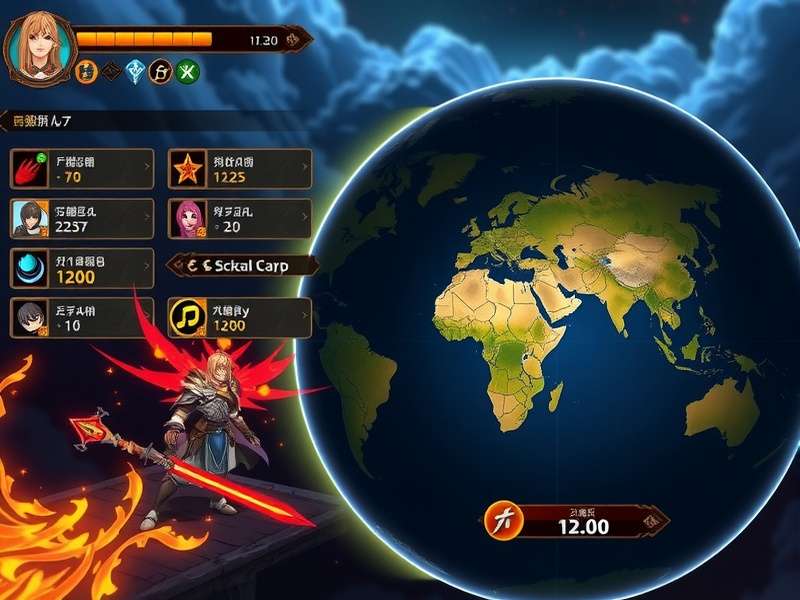 Blaze Sword Chronicles character customization screen