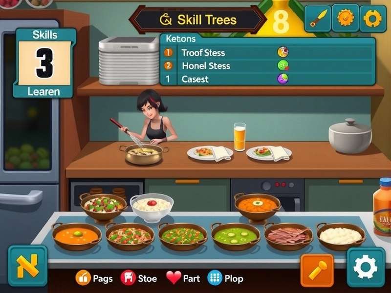 Spice Route Tandoori skill tree and progression system