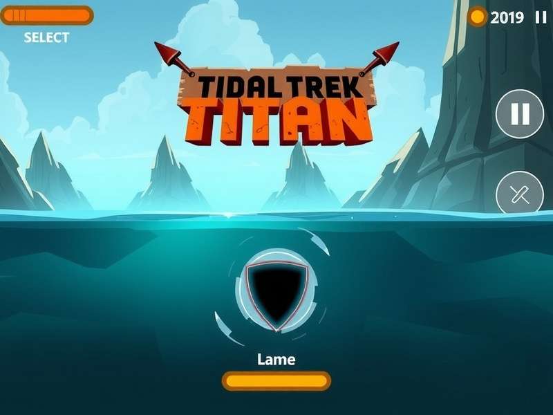 Tidal Trek Titan gameplay screenshot showing water-based adventure